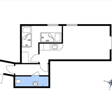 5572-gudhjem-gudhjemvej-111-d-1-lejl-7a Apartament Gudhjem